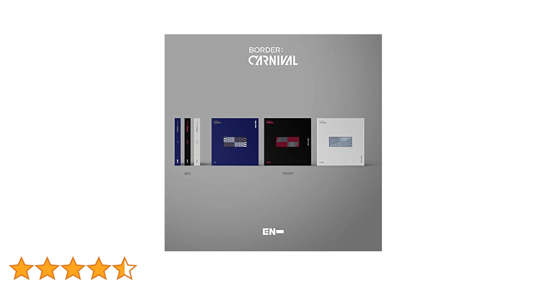 【新品未開封】ENHYPEN  DAYONE CARNIVAL 2点セット Amazon.co.jp: BORDER : CARNIVAL(韓国盤): ミュージック